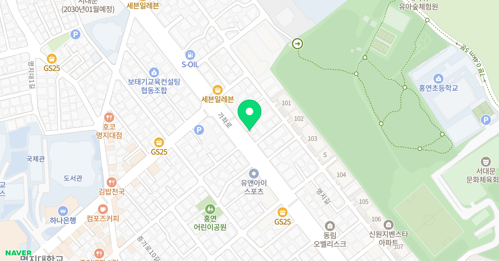 신두레 초등 논술학원 위치