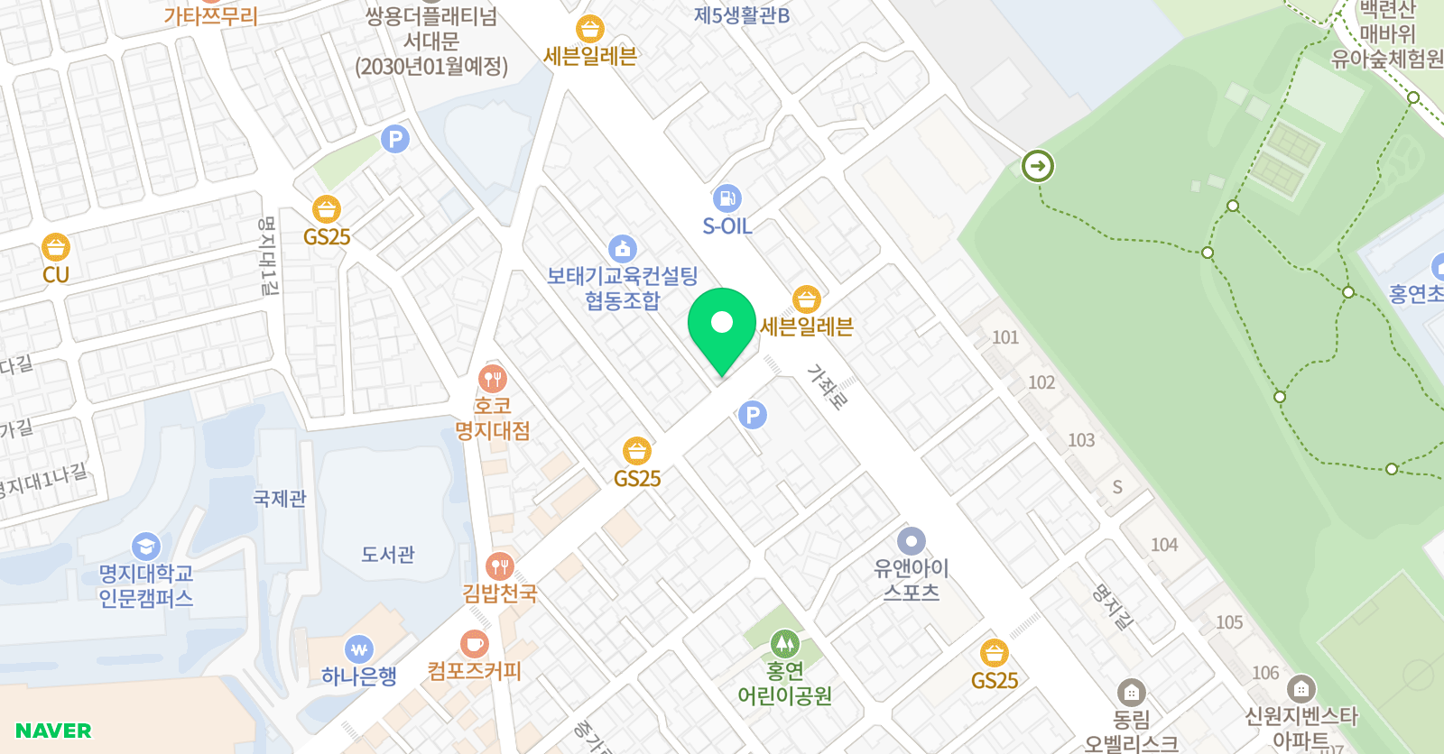 빅파워 학원 위치