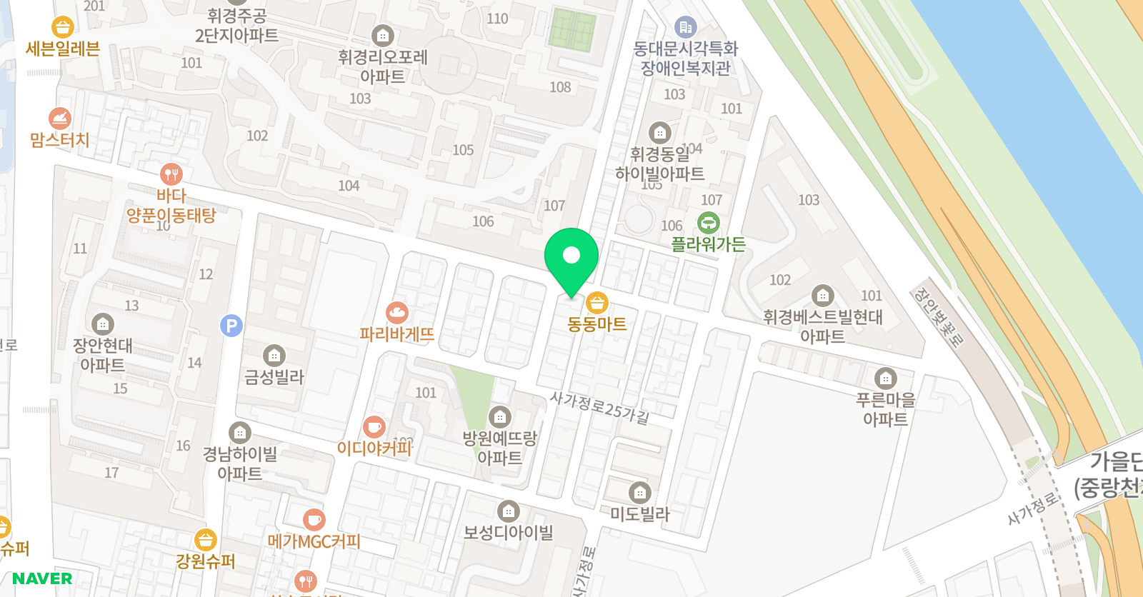 레아 영어학원 위치