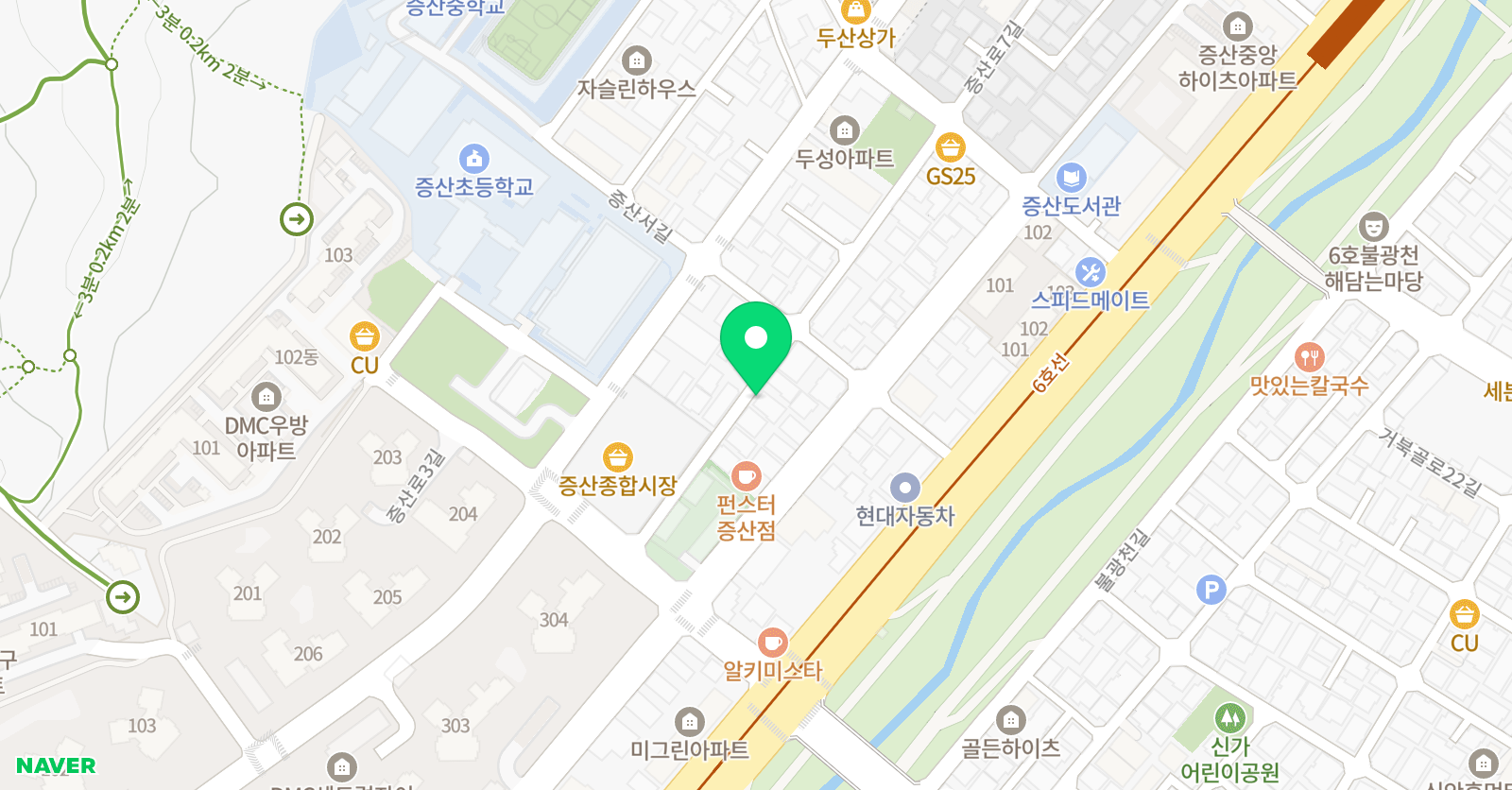 능률 영어 학원 위치