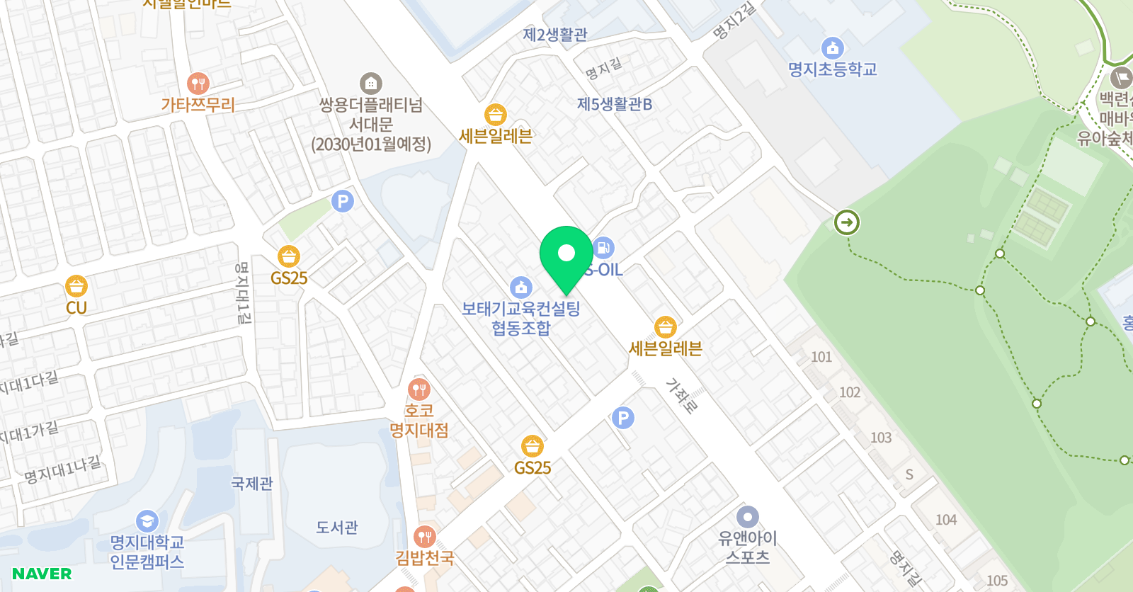 킨더코딩로봇 학원 위치