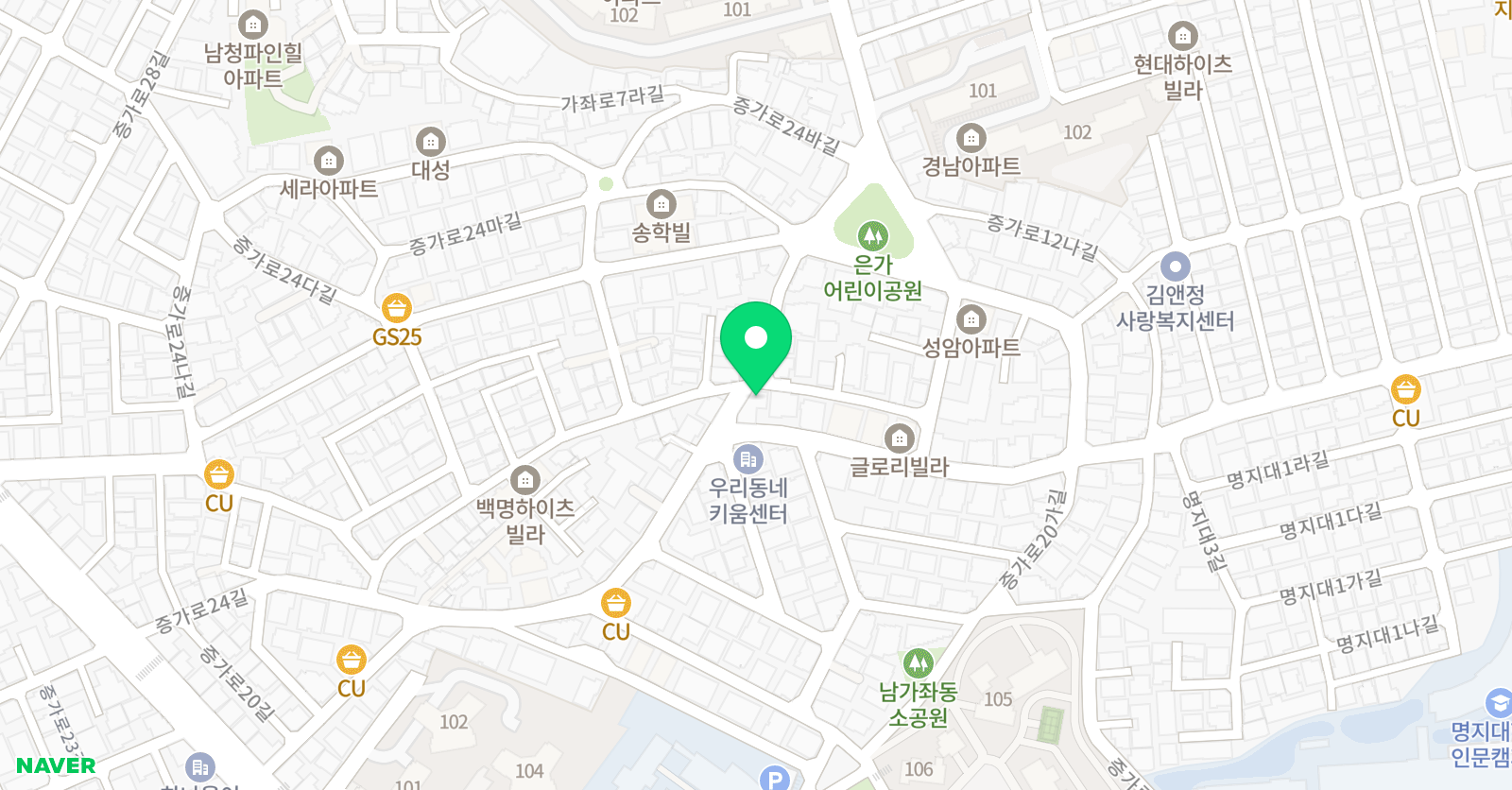 유니팝 자람아트키즈센터 위치