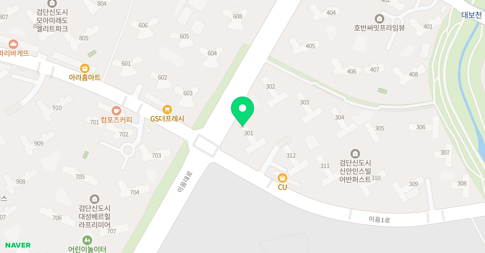 삼성 영어 신안인스빌학습관 위치