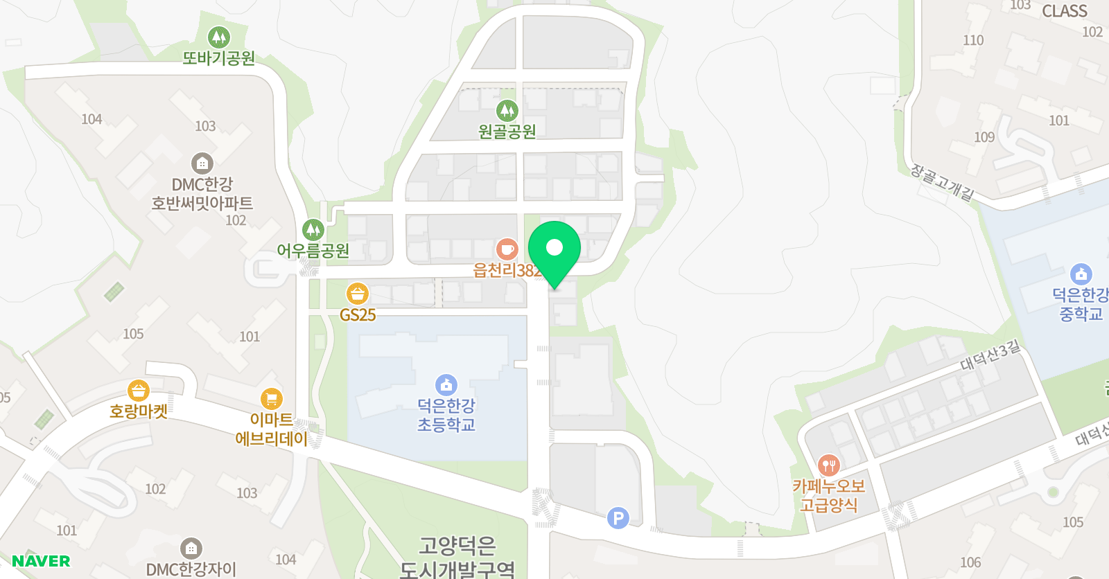 분트쿤스트슐레 미술학원 DMC점 위치