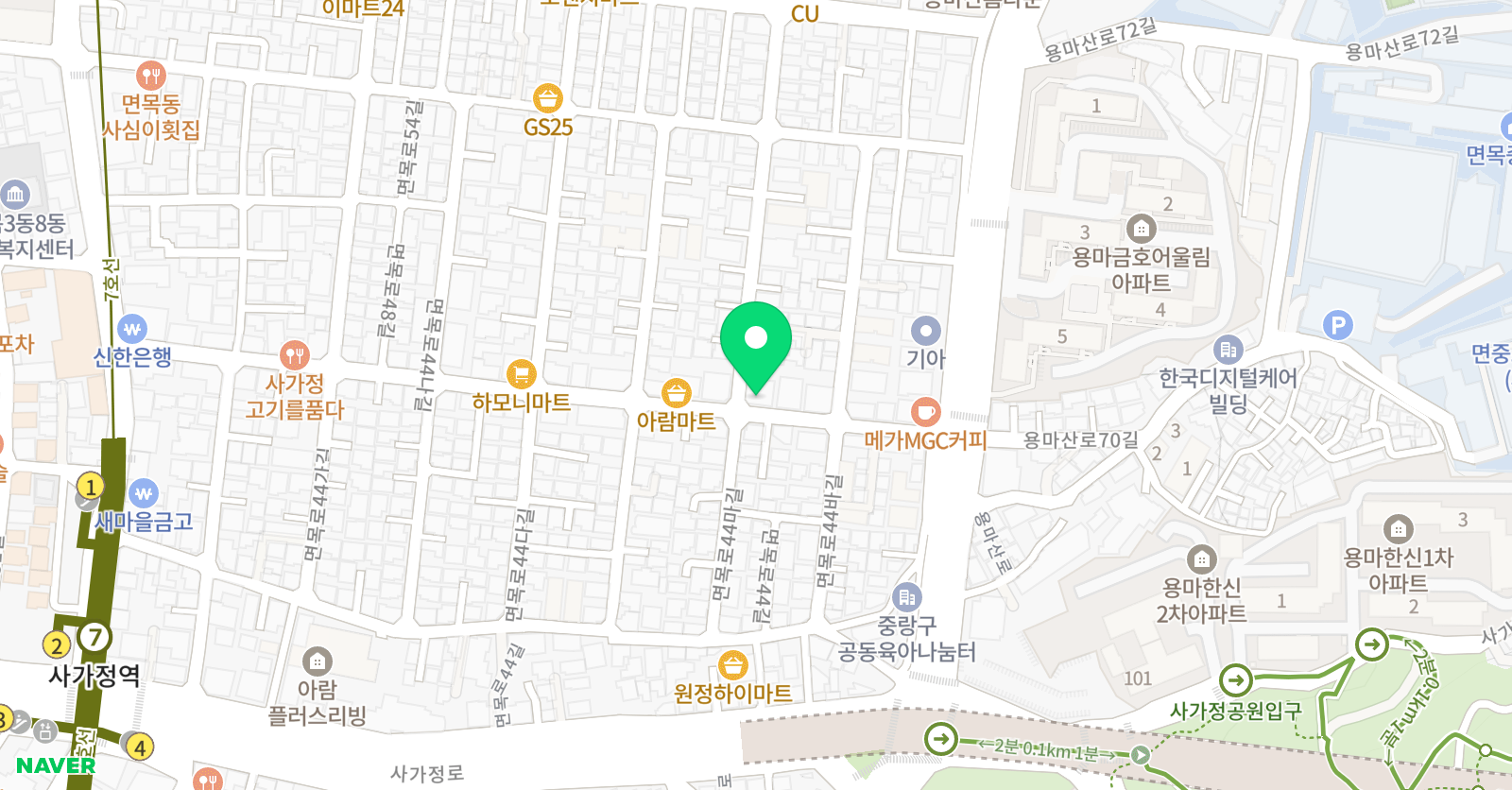 정상 보습학원 위치