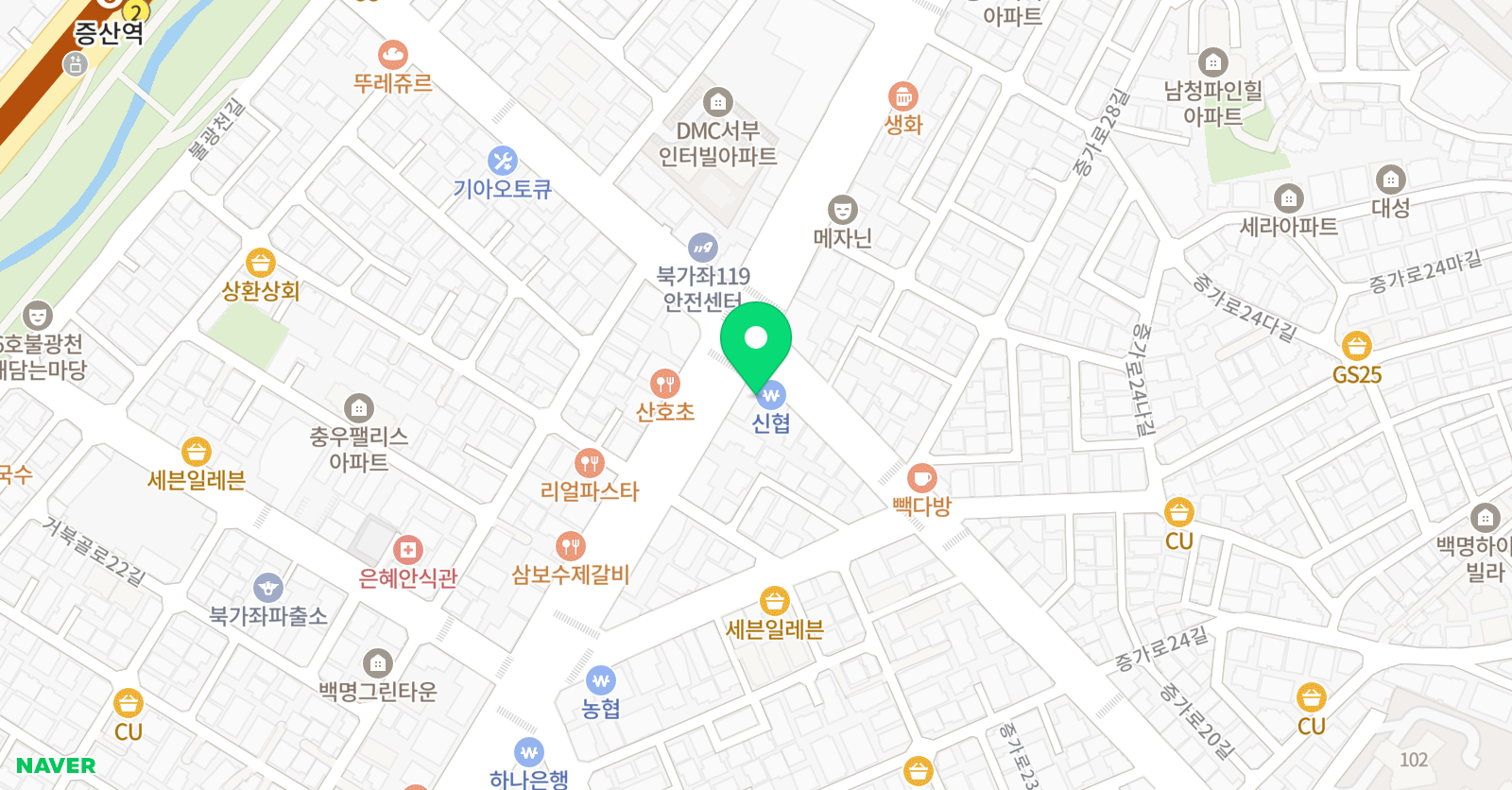 한국파워점핑줄넘기클럽 줄넘기클럽 북가좌점 위치