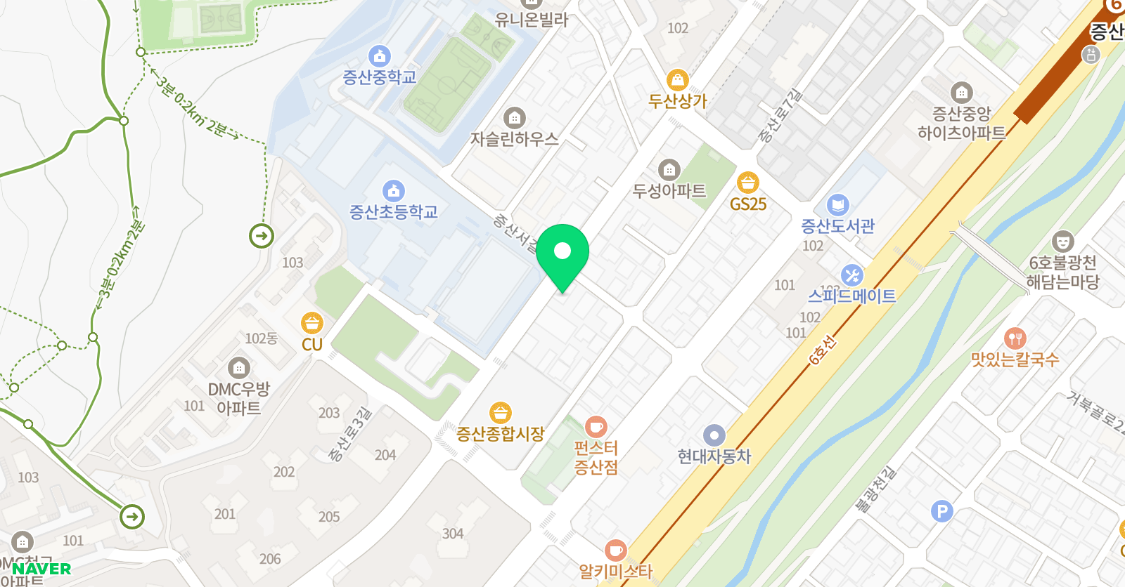YBM잉글루 영재학원 위치