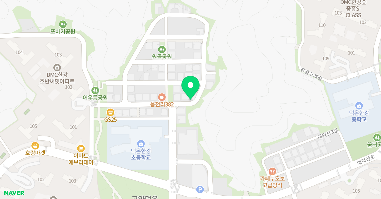 해법 독서논술 덕은숲교실 위치