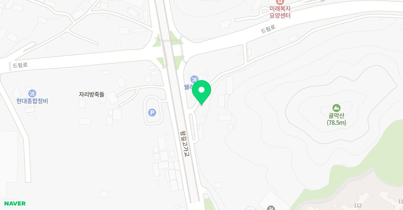 SH베이스볼 아카데미 위치