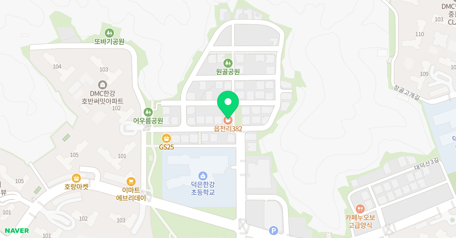 스마트해법 수학 덕은한강꿈꾸는교실 위치