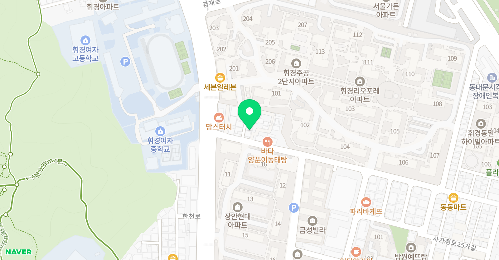 LS 학원 위치