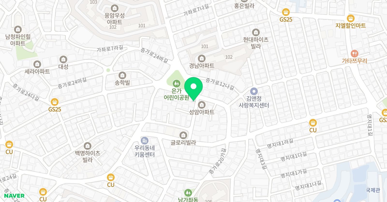 퀸즈 음악학원 위치