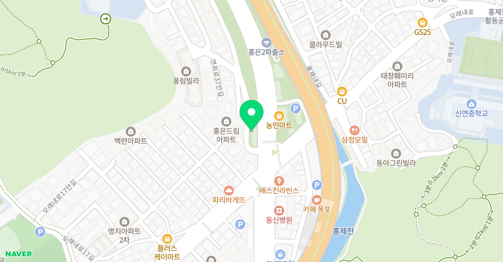 용인대석사타이거 K 태권도 위치