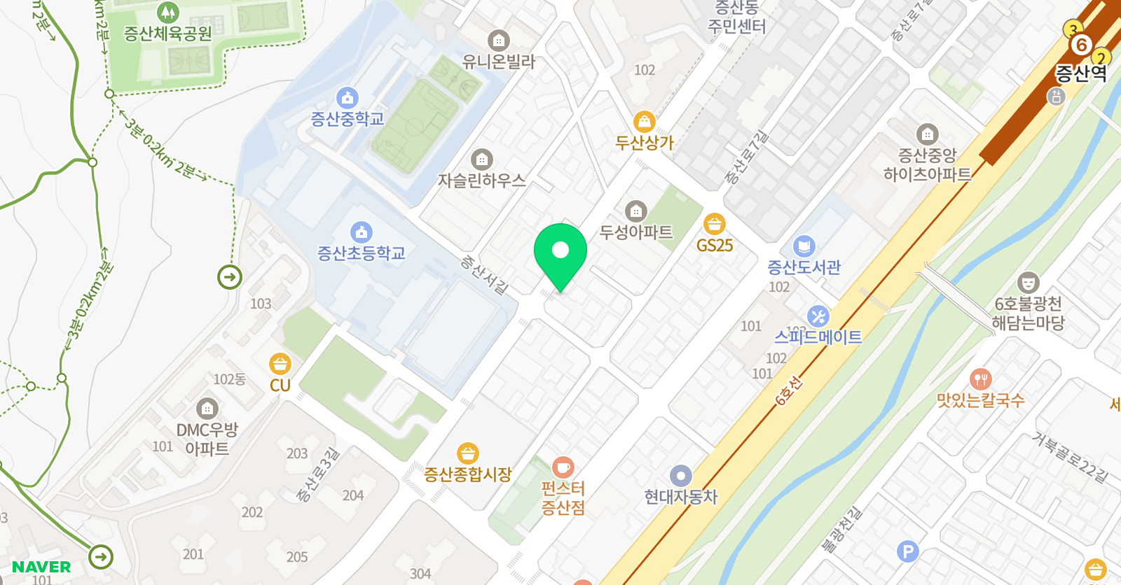 하늘공간 미술교습소 위치