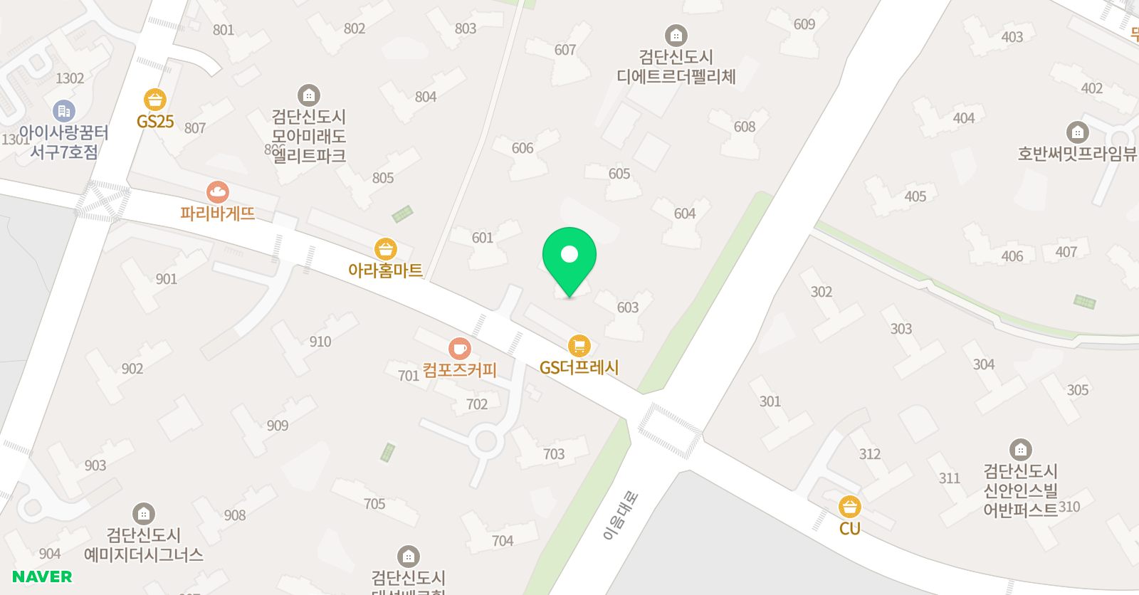 드림 수학 위치