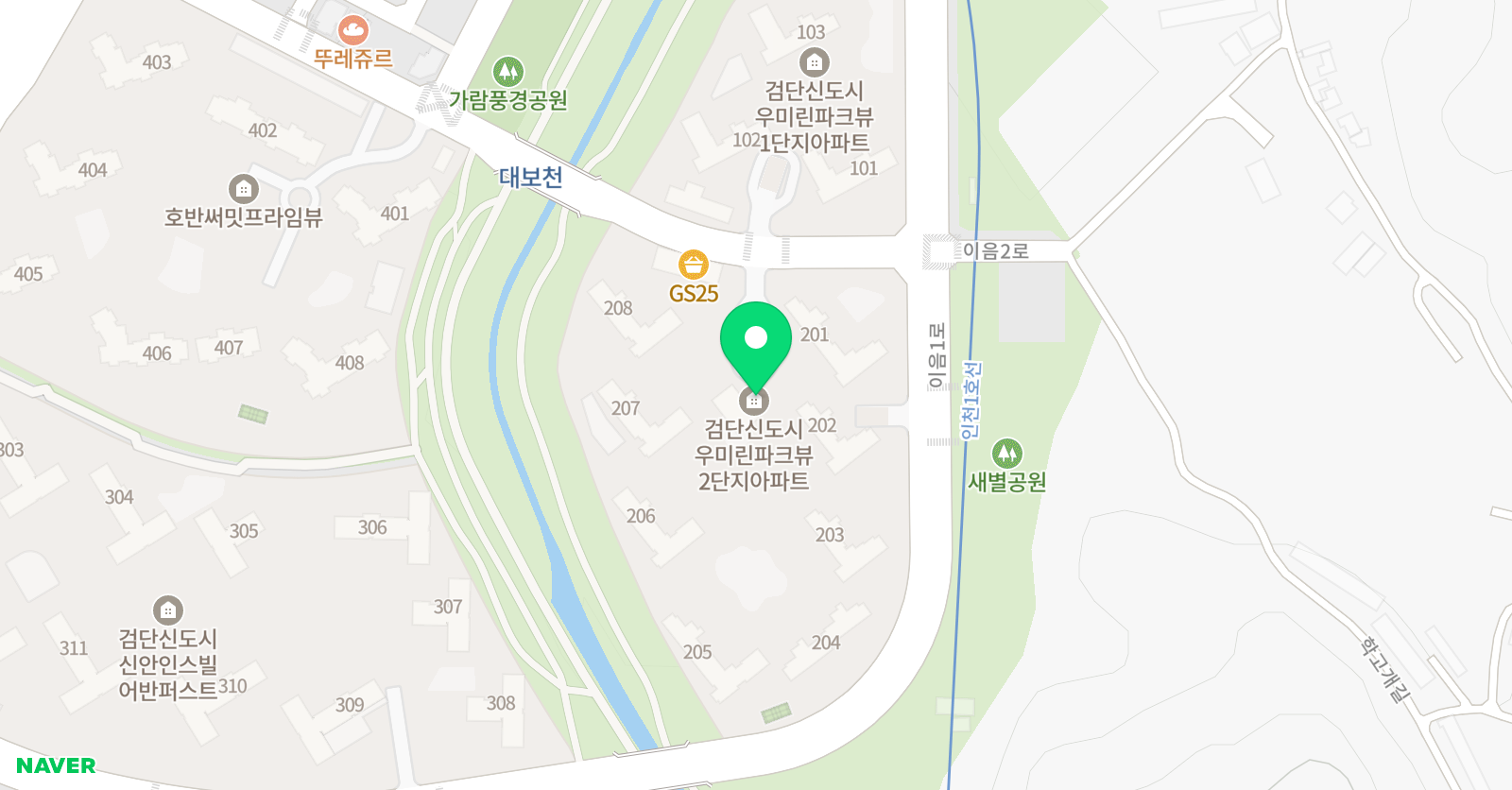 미라클 공부방 위치