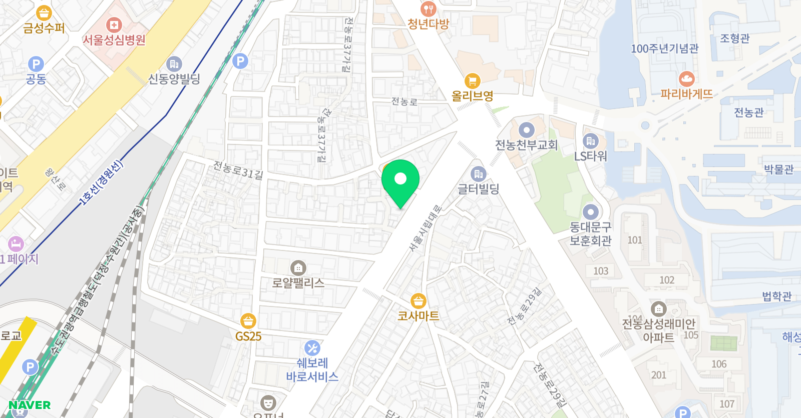원웨이스쿨 영어교습소 위치
