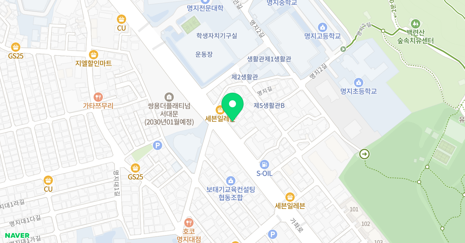 라이언 수학학원 위치
