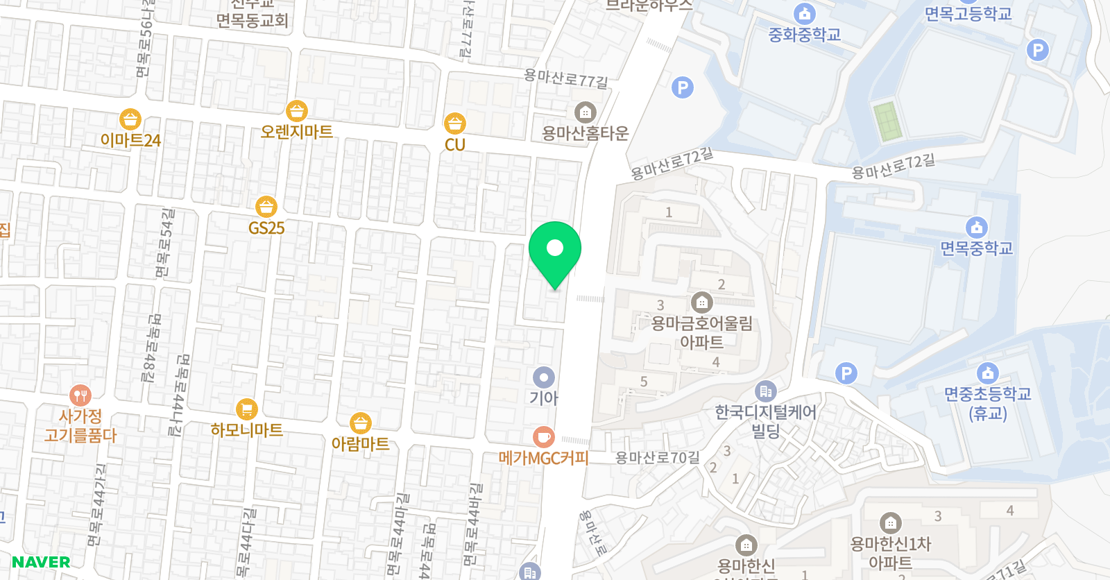 이보영 의토킹클럽 중랑면목 위치