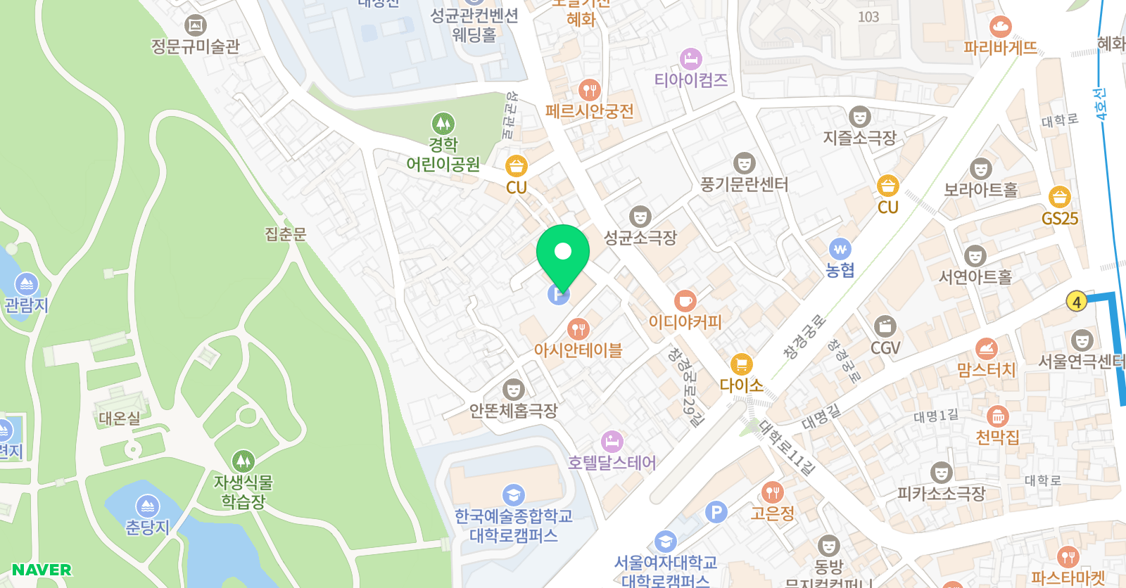 삼일 교육 위치