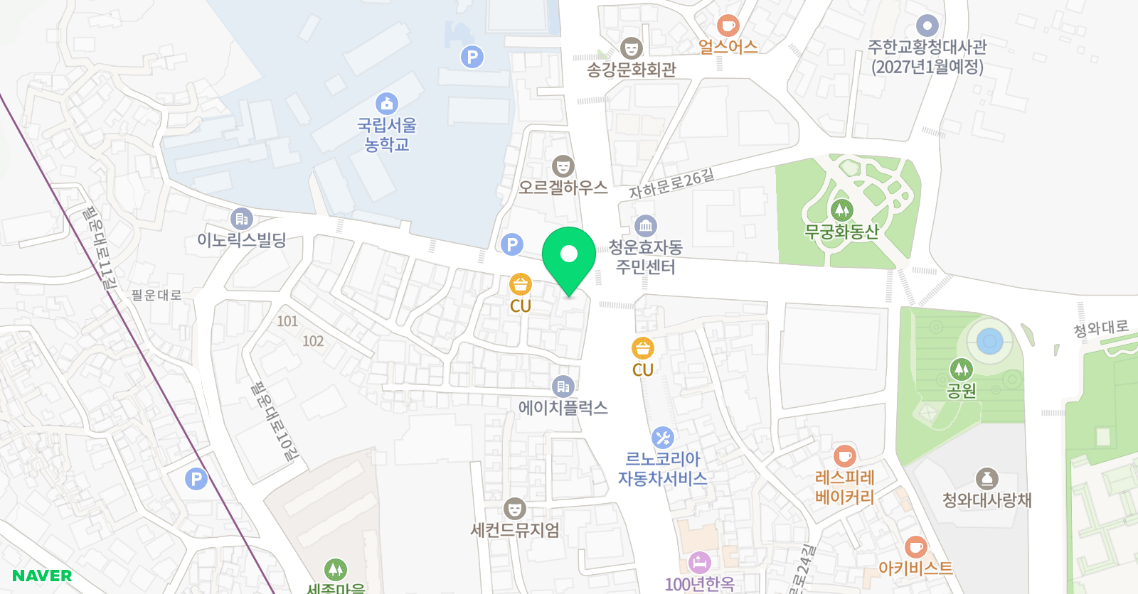 클랑 음악학원 위치