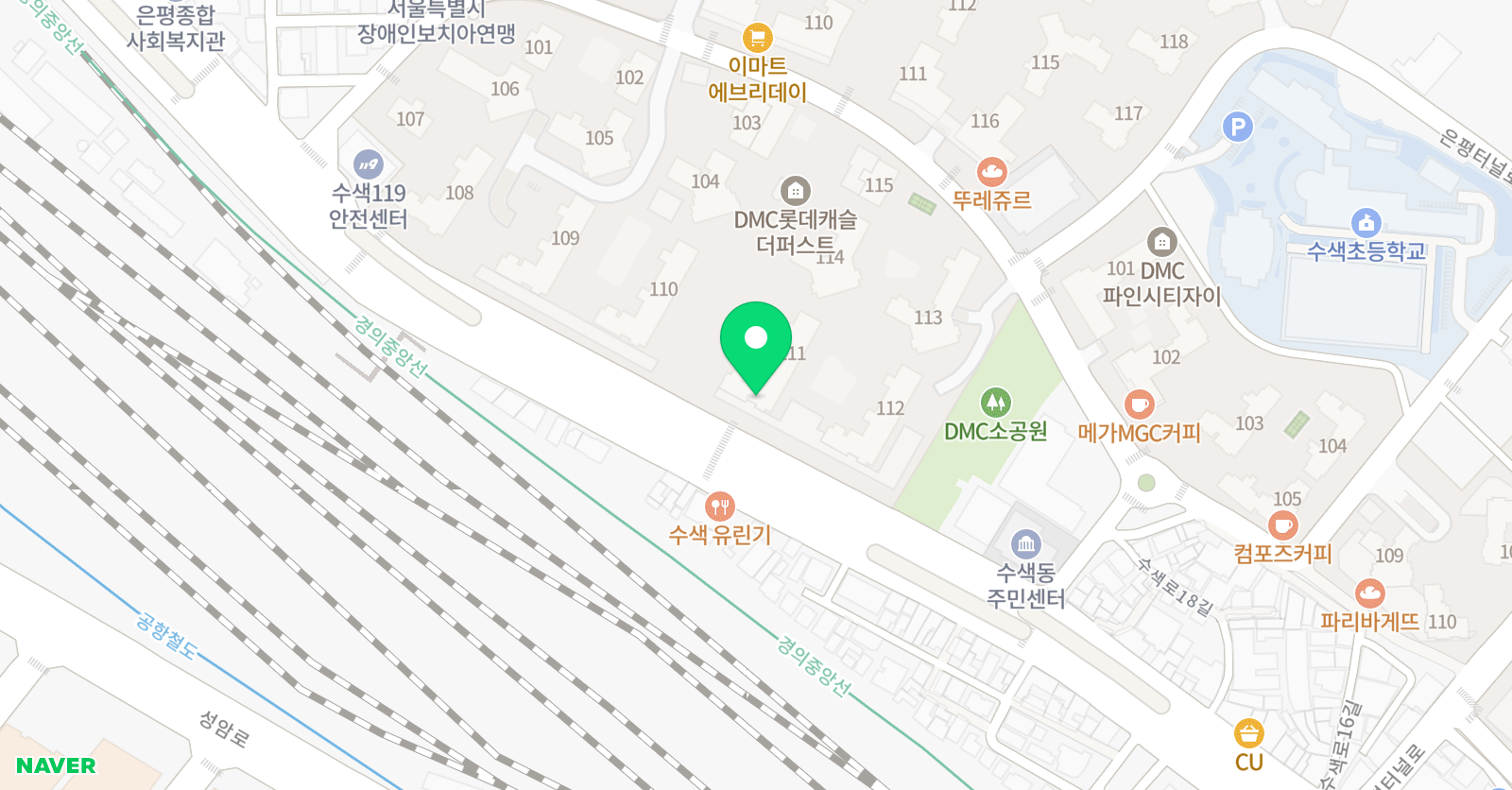 삼성영어셀레나 수색초교습소 위치