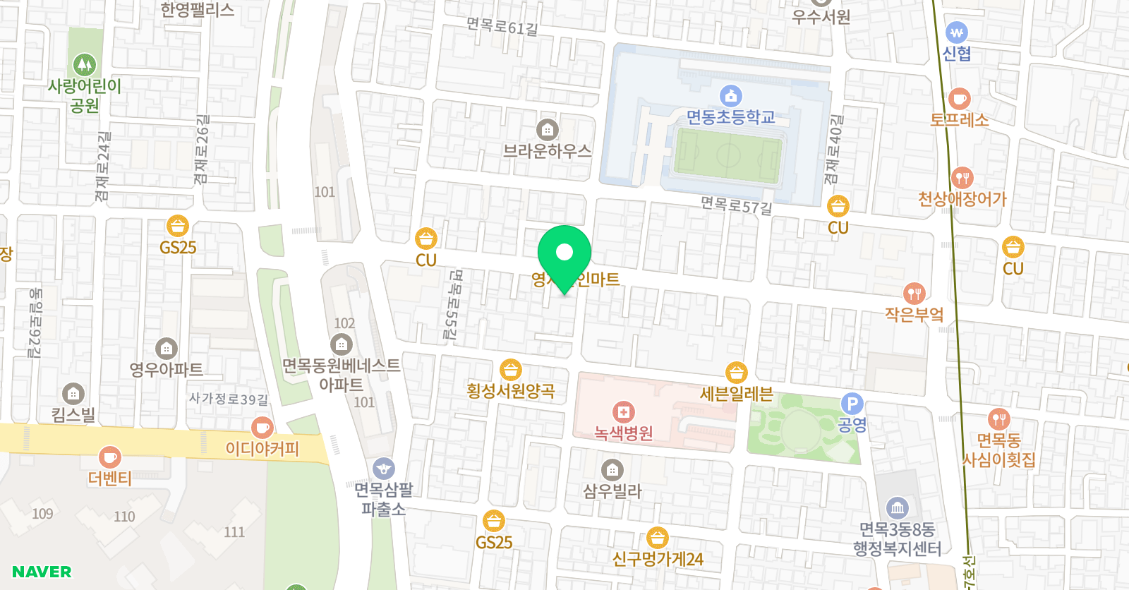 미래 태권도 위치
