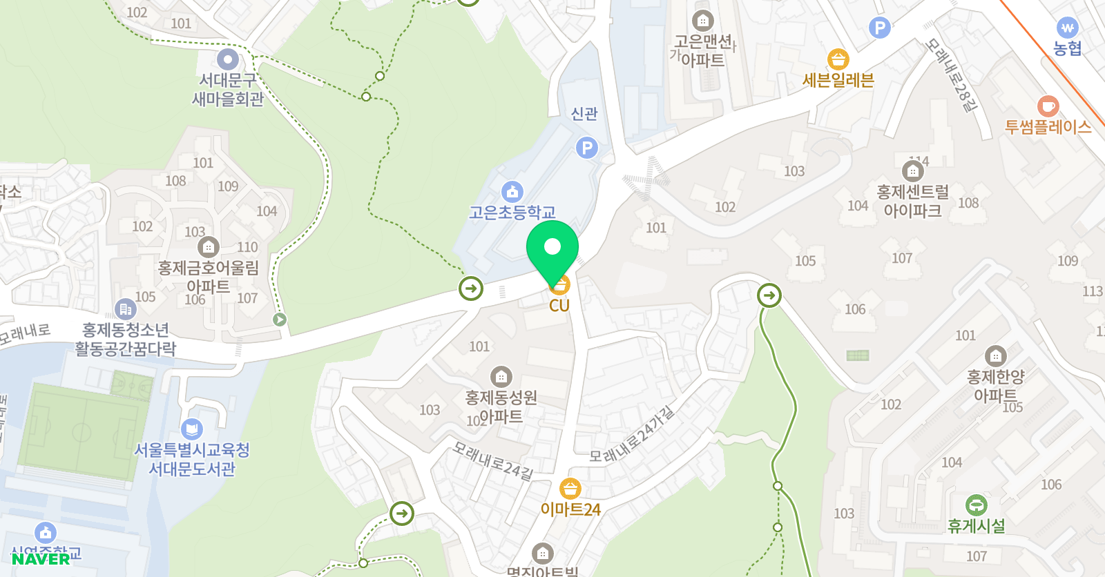 사랑 태권스쿨 위치