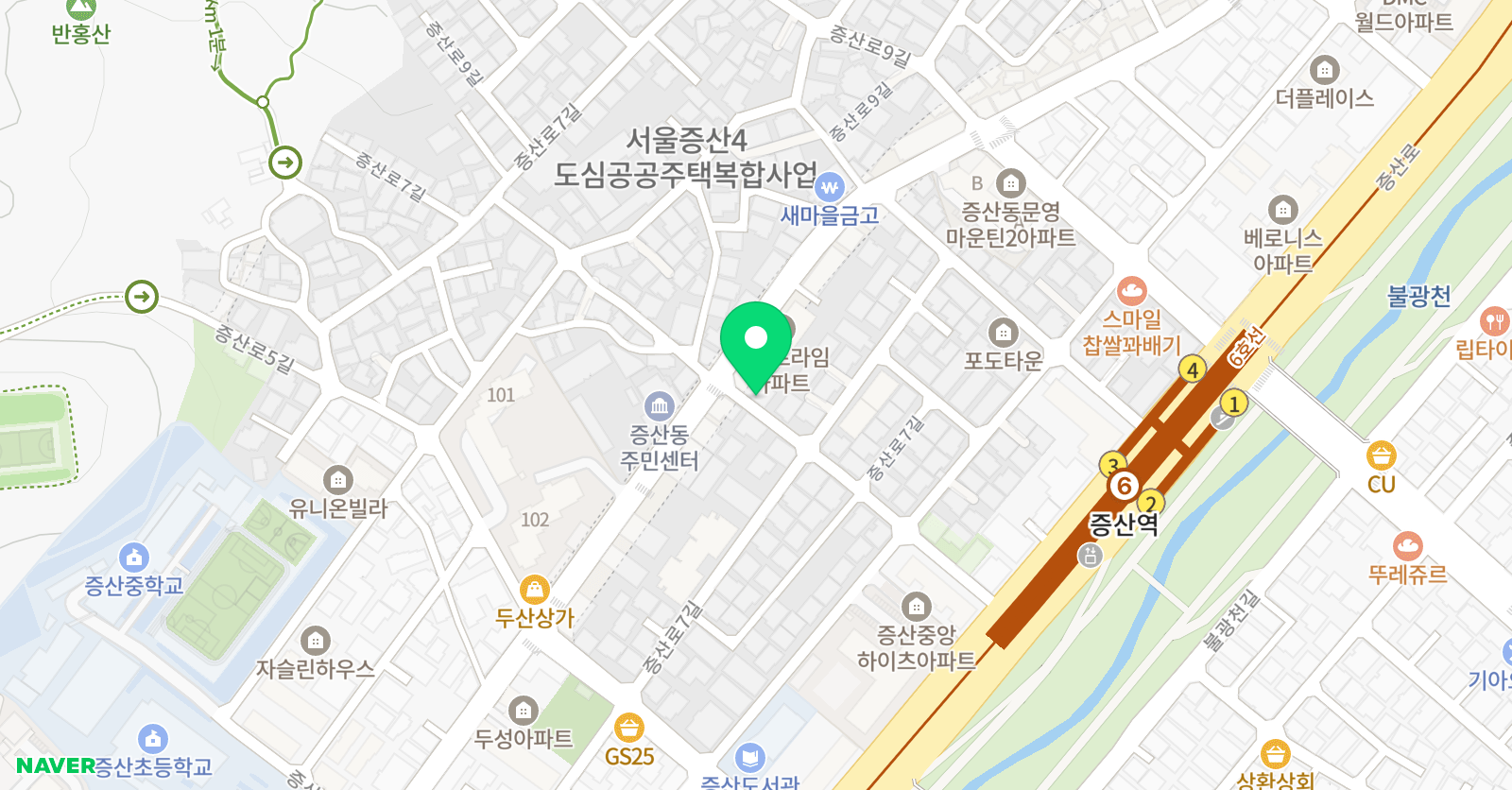 하늘소리 실용음악학원 위치