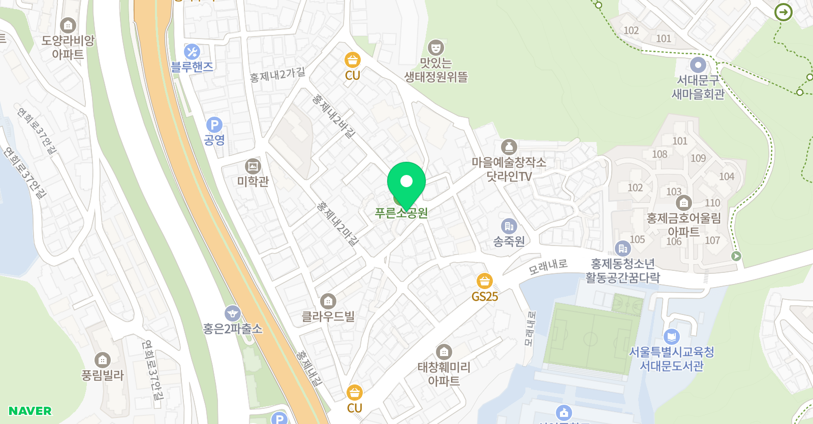 아이비교육학원 위치