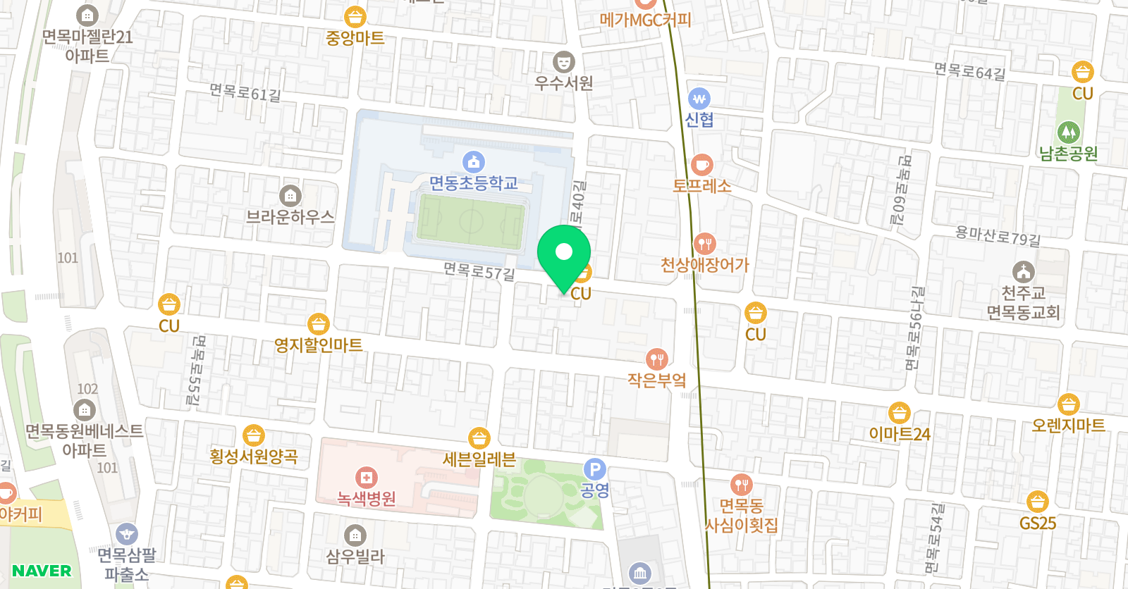 한우리 독서토론논술 면목면동 독서교실 위치