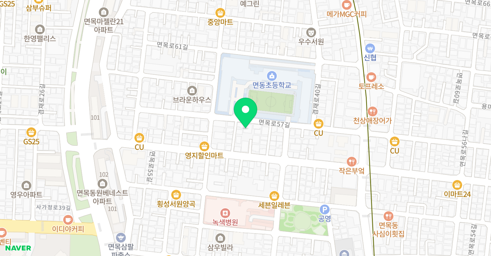 서림 학원 위치
