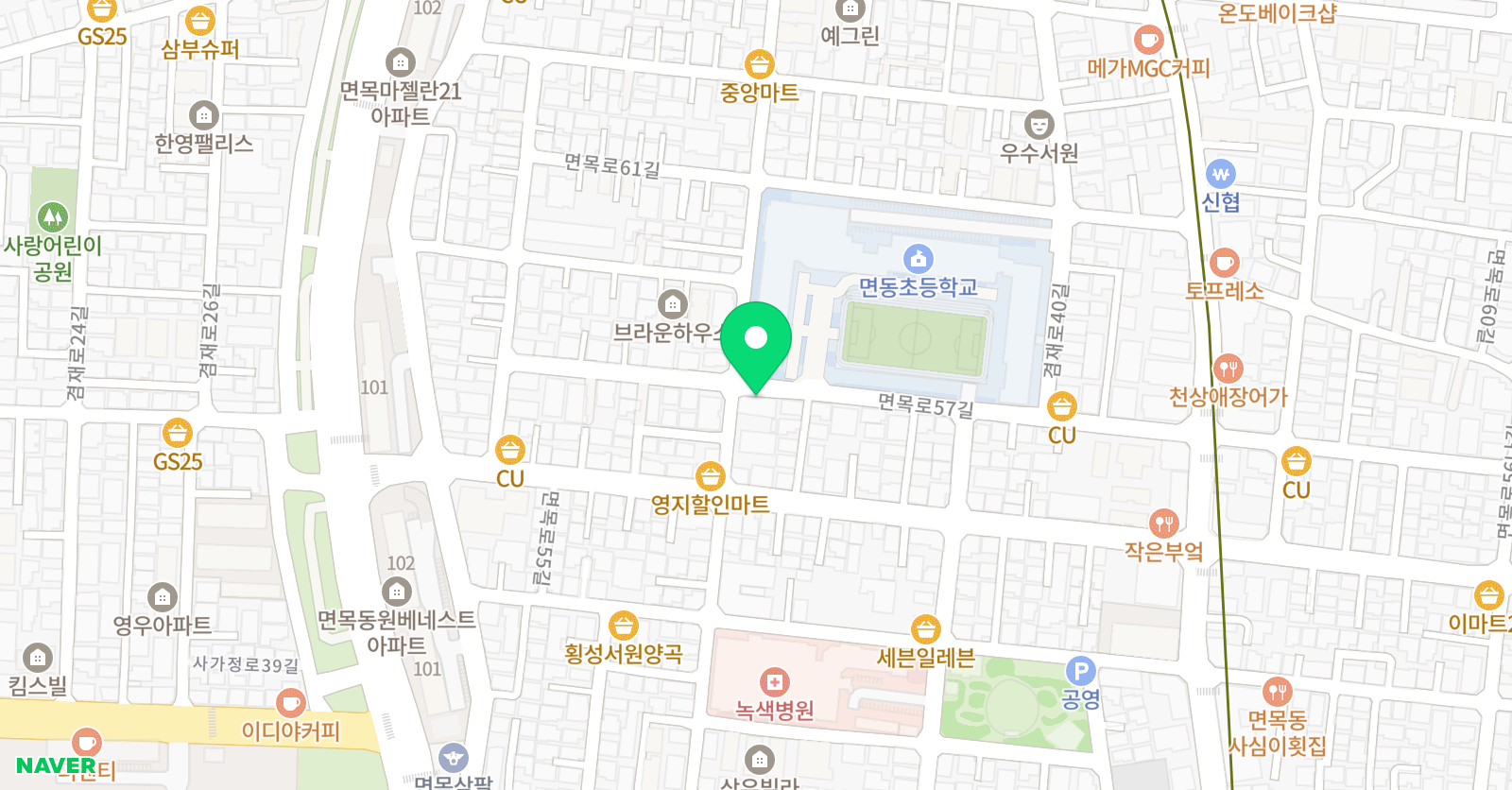 색을담는공간 위치
