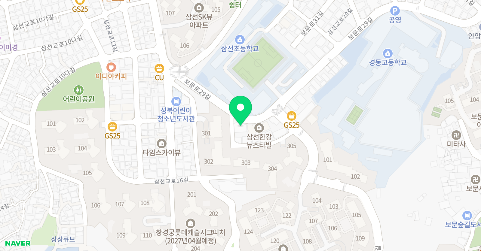 라이즈 어학원 성북캠퍼스 위치