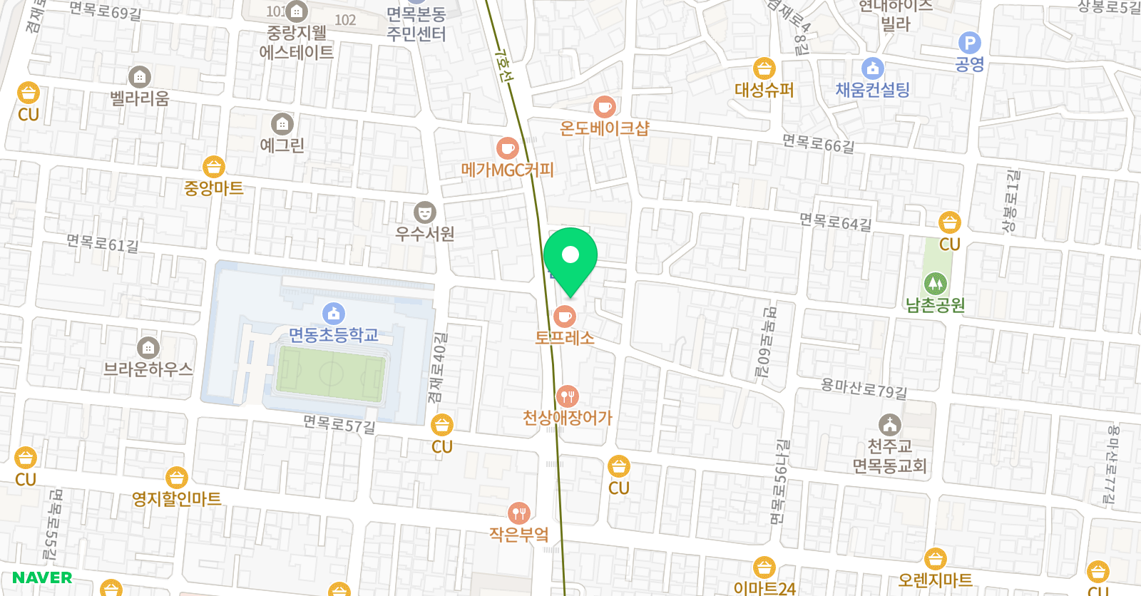에듀아이 영어수학전문학원 위치