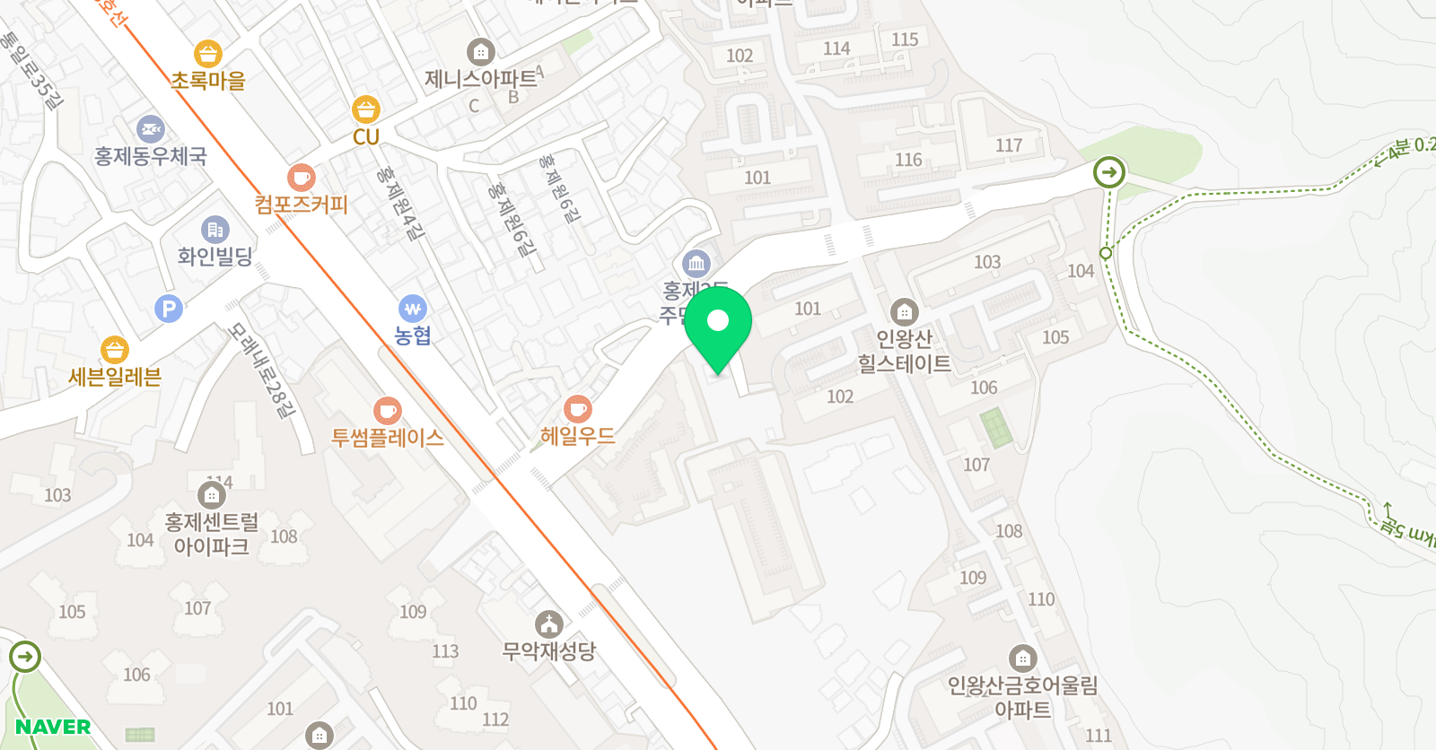 비룡 태권도 위치