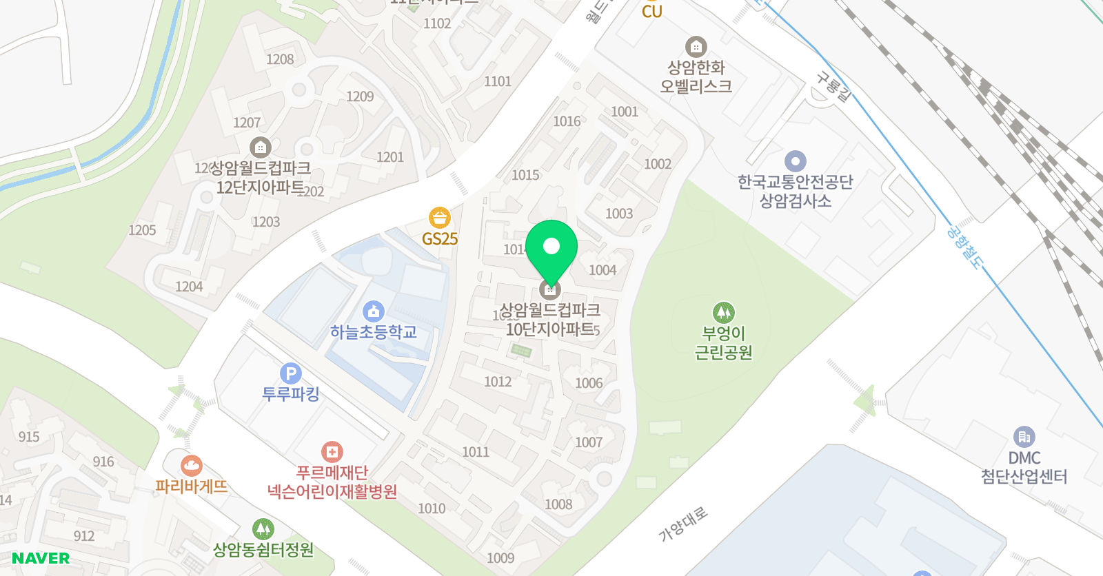 링키영어 상암월드컵 10단지점 위치