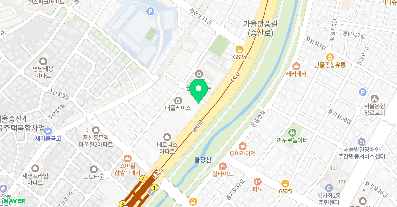 수학의지 학원 위치