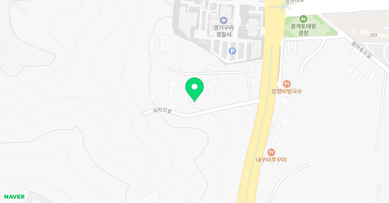 프랜시스파커 구리다산캠퍼스 위치