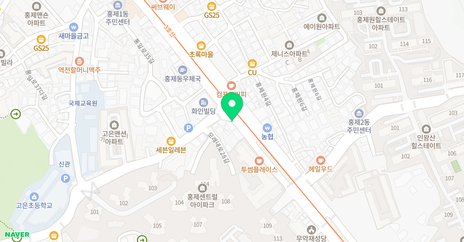 바른 미술학원 서대문캠퍼스 위치