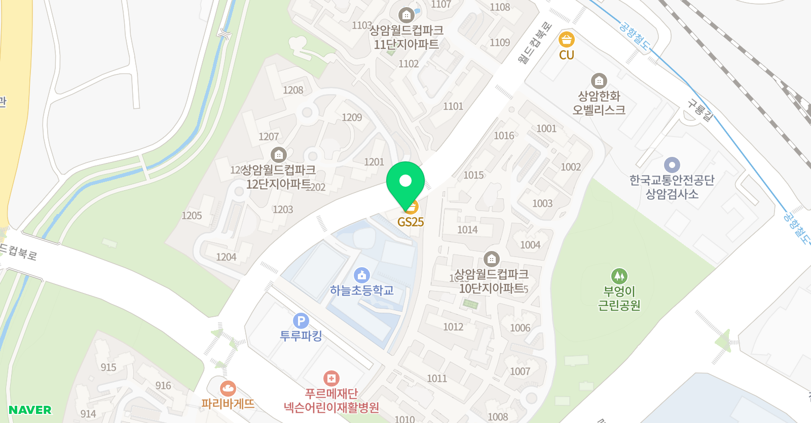 하늘 해법수학 위치