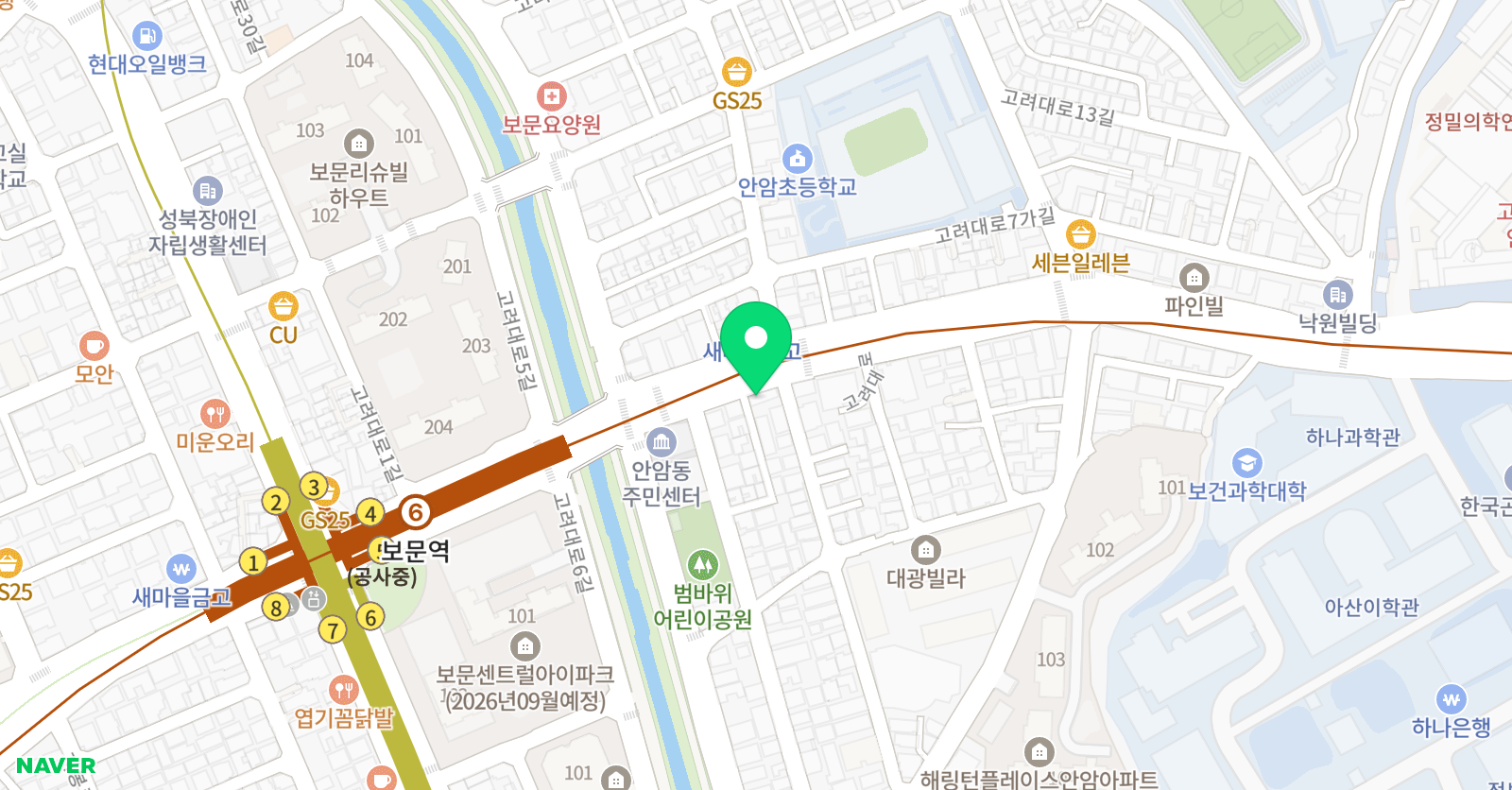 이앤아이 음악학원 위치