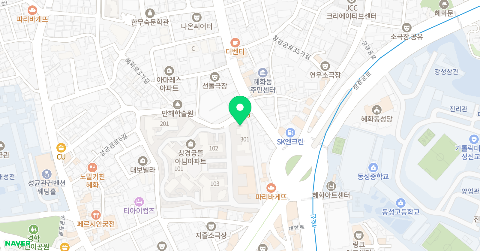 큰별 피아노 위치