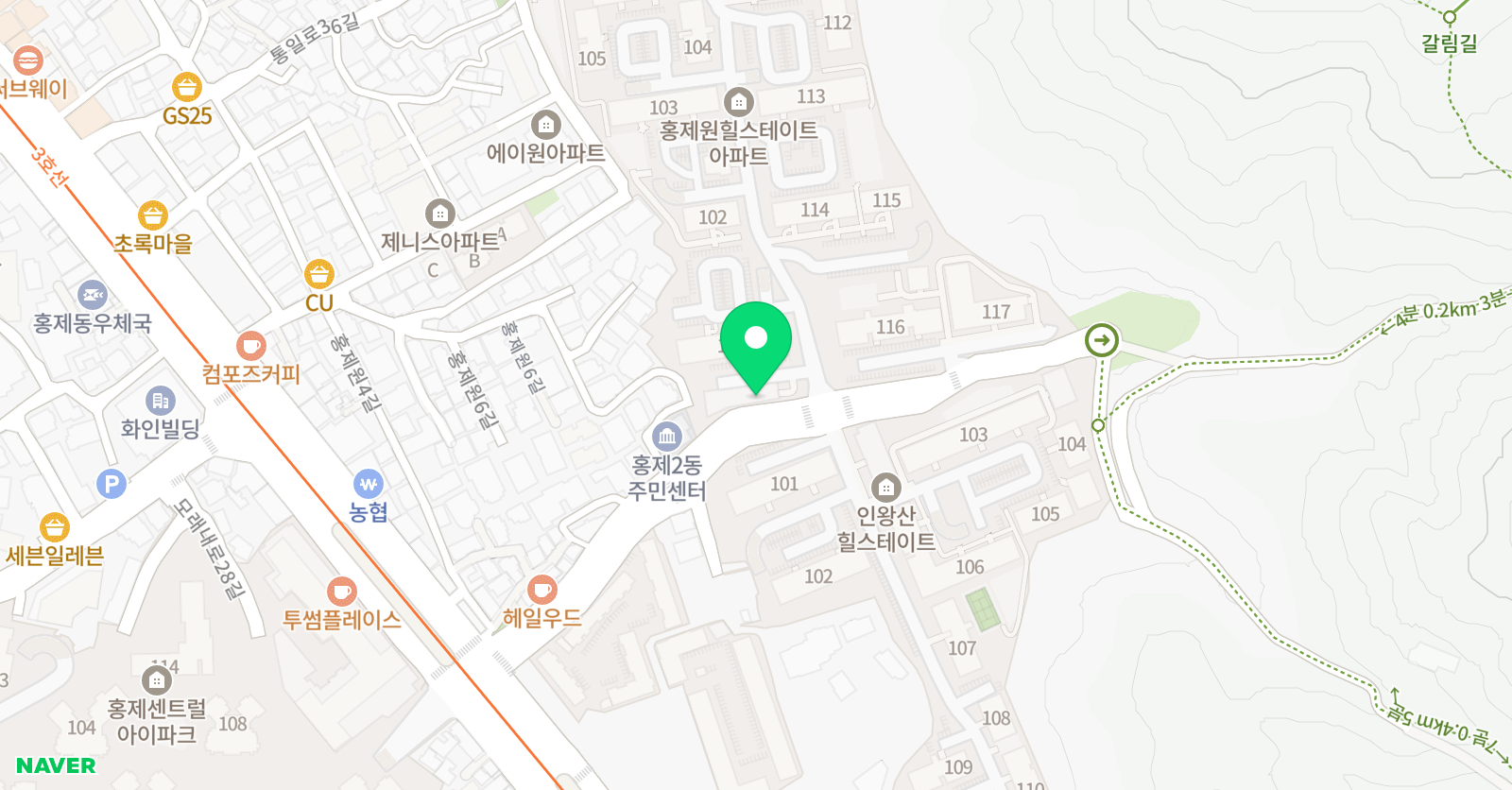 하이줄리 영어 위치