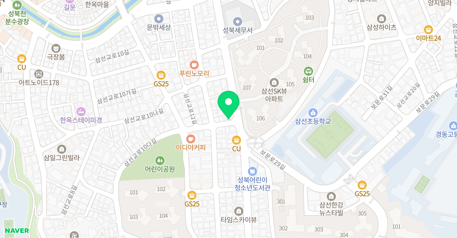 하얀 미술원 위치