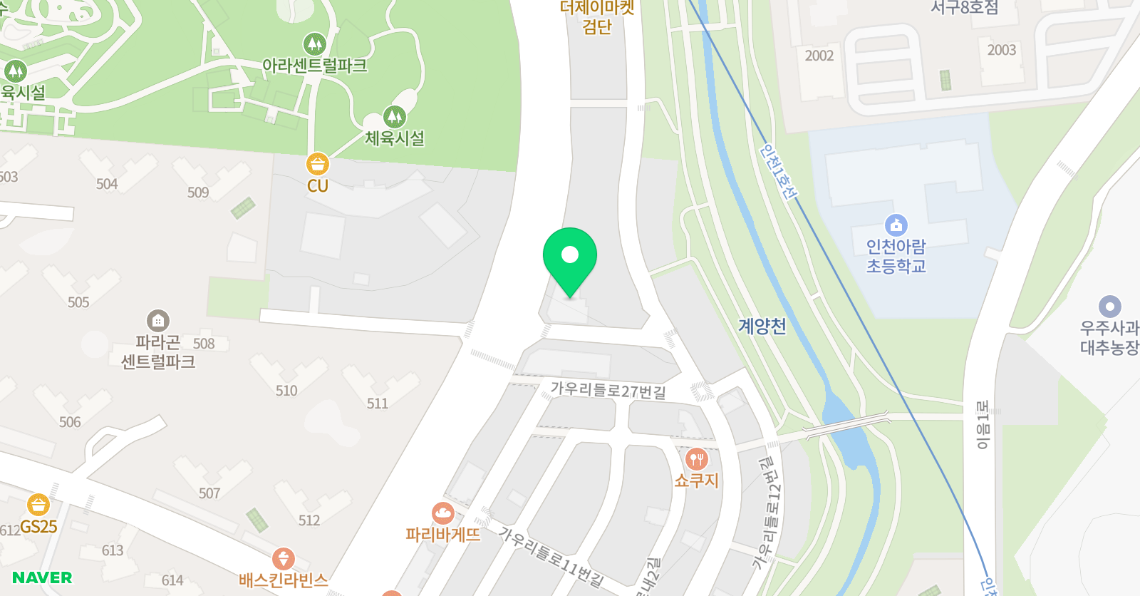 리브온 리듬체조 아카데미 위치