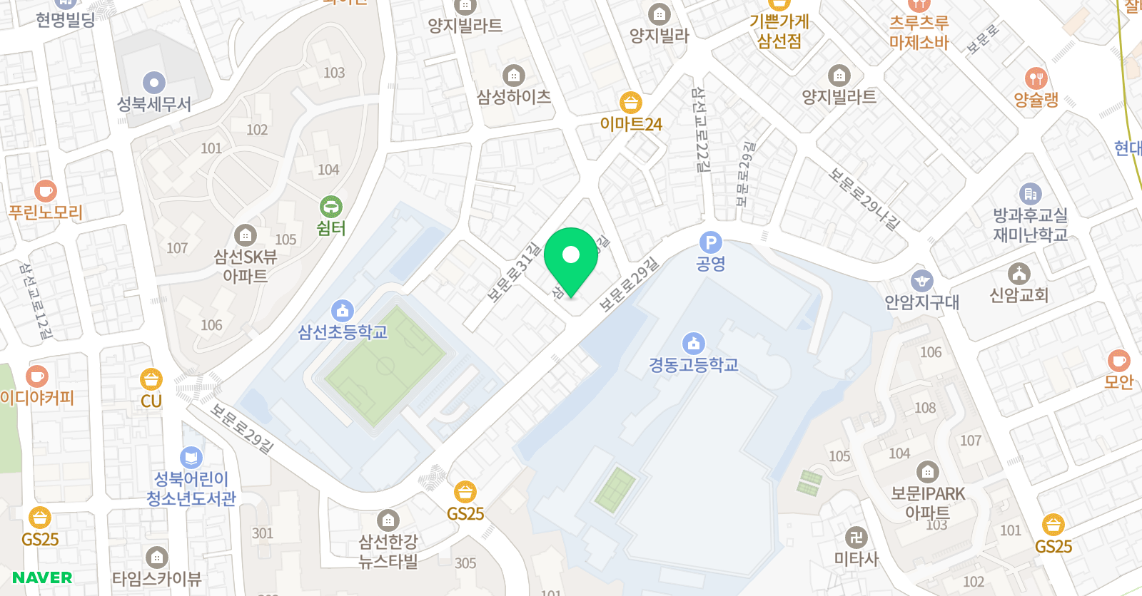 췐삐우 중국어학원 위치