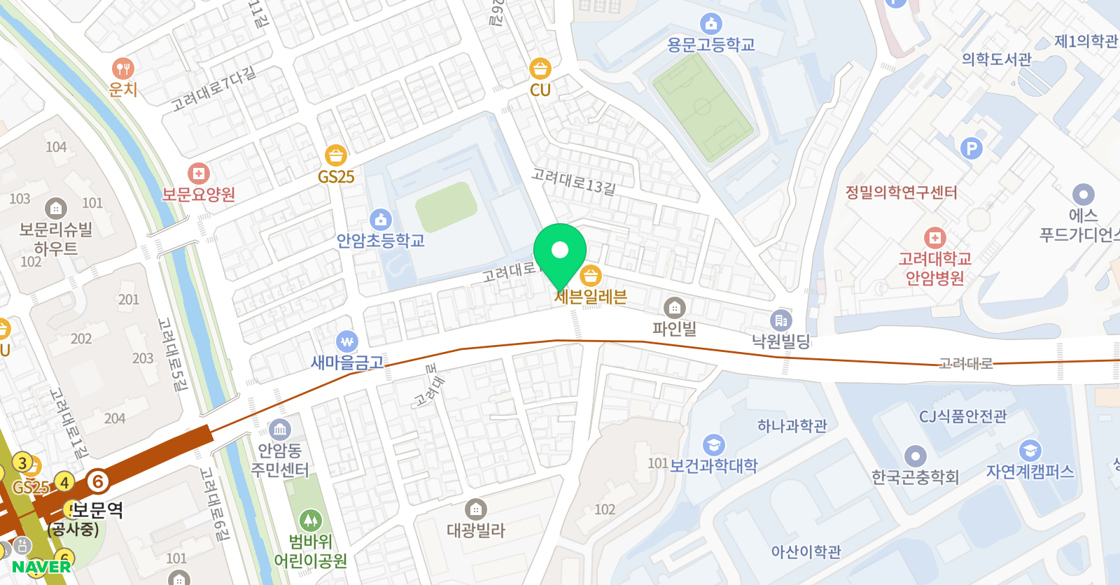 박실 음악미술학원 위치