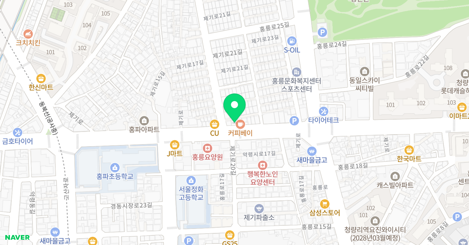 동아 태권도 위치