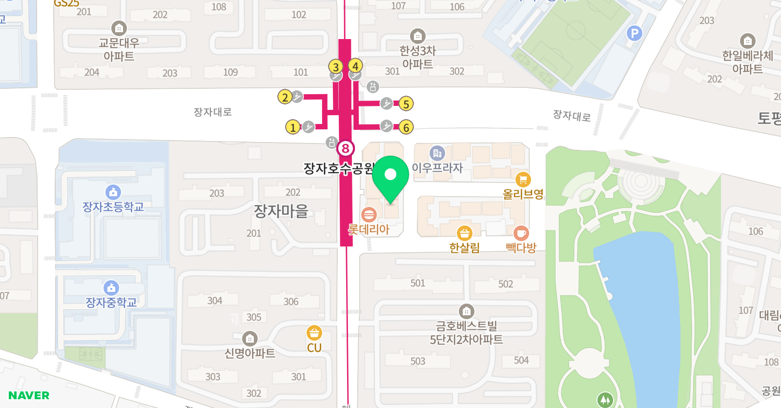 베스트 수학학원 토평점 위치